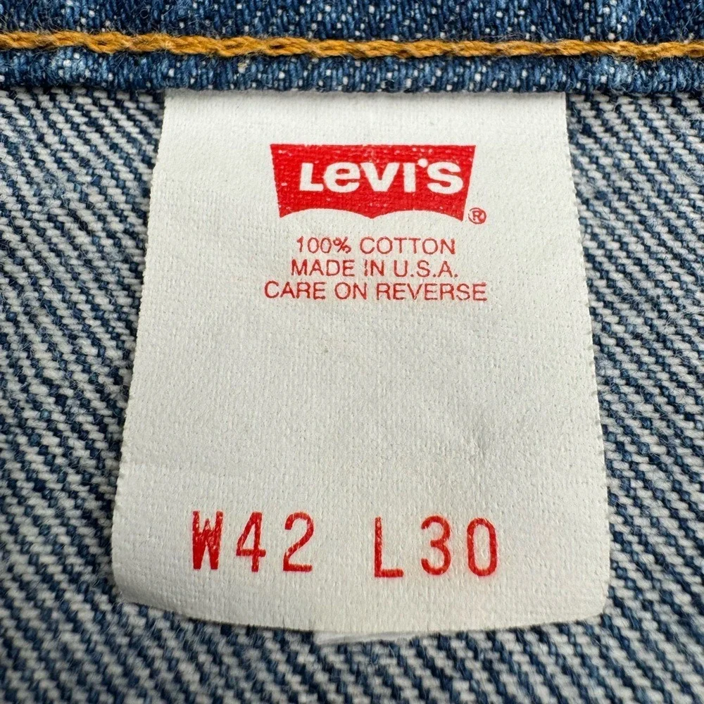 Vintage Levi's 517 Bootcut Jeans Made in USA 100% Cotton W42‎ L30
